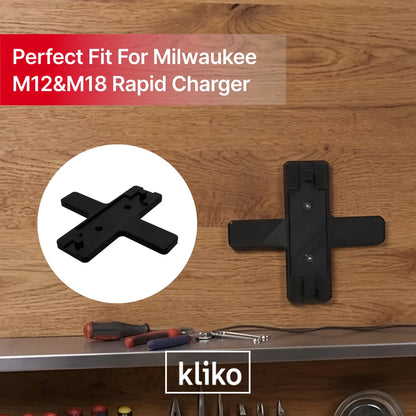 M12 M18 Charger Wall Mount Bracket Power Tool Charging Station Storage Holder Accessories Only Mount Rack Not Charger Included