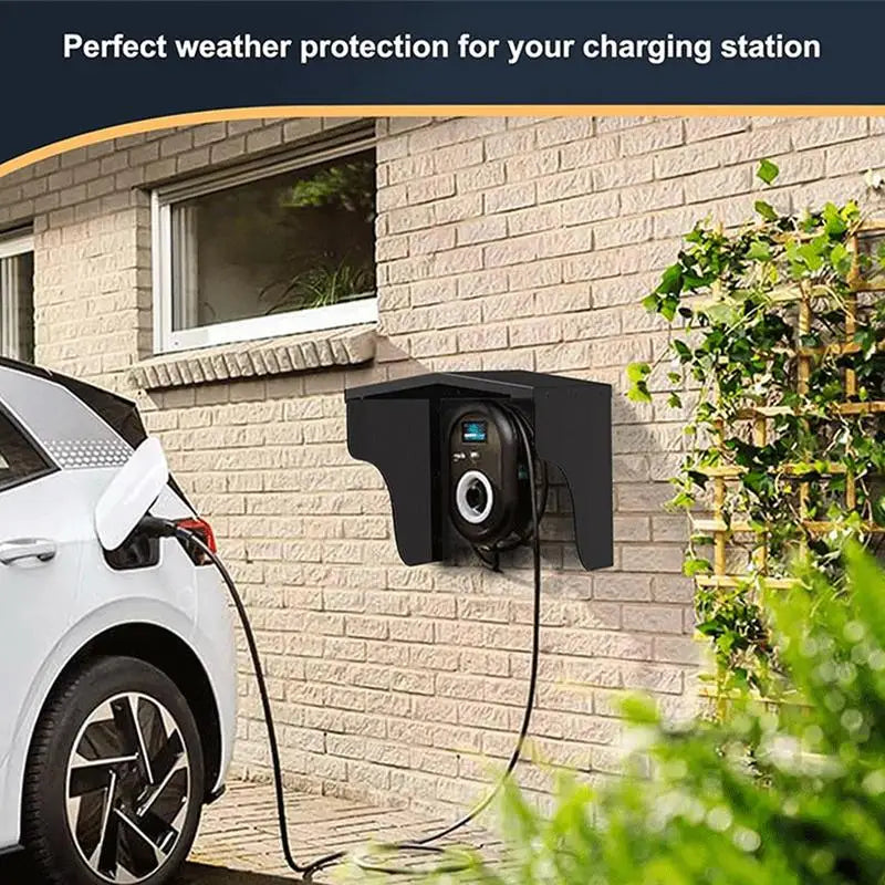 Wall Box Charger Protective Cover Electric Vehicle Charging Station Roof Accessories Electric Vehicle Charging Port Cover