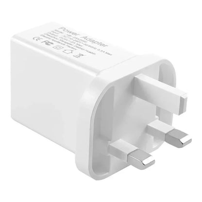 3 Port USB 5V2A Wall Plug Power Adapter Wall Charger Compatible with Two Feet Charging Cube Brick Box Base Head