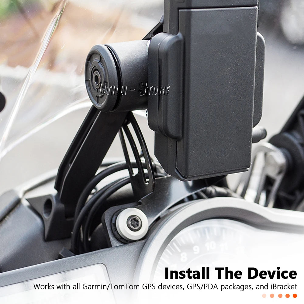 Fit For 1050 1090 1190 ADV Adventure R L Motorcycle Accessorie Black Mobile Phone Holder Stand GPS Navigation Bracket