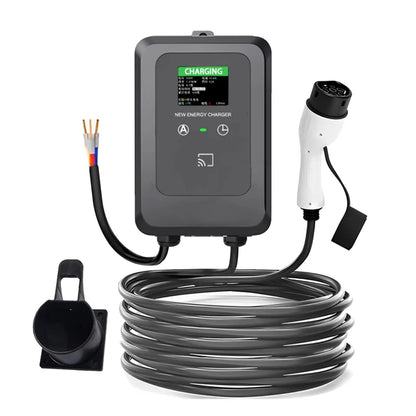 NEW EV Wallbox 5M 7KW 32A Charging Station Car Home EV Wallbox Electric Car EV Wallbox With 5M Cable Charge by card/Charge now