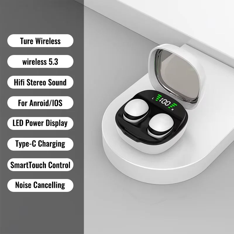 MINI13-Mini wireless headphones, in-ear non-sensory-wearing type, music headphones, sleep headphones, sports headphones